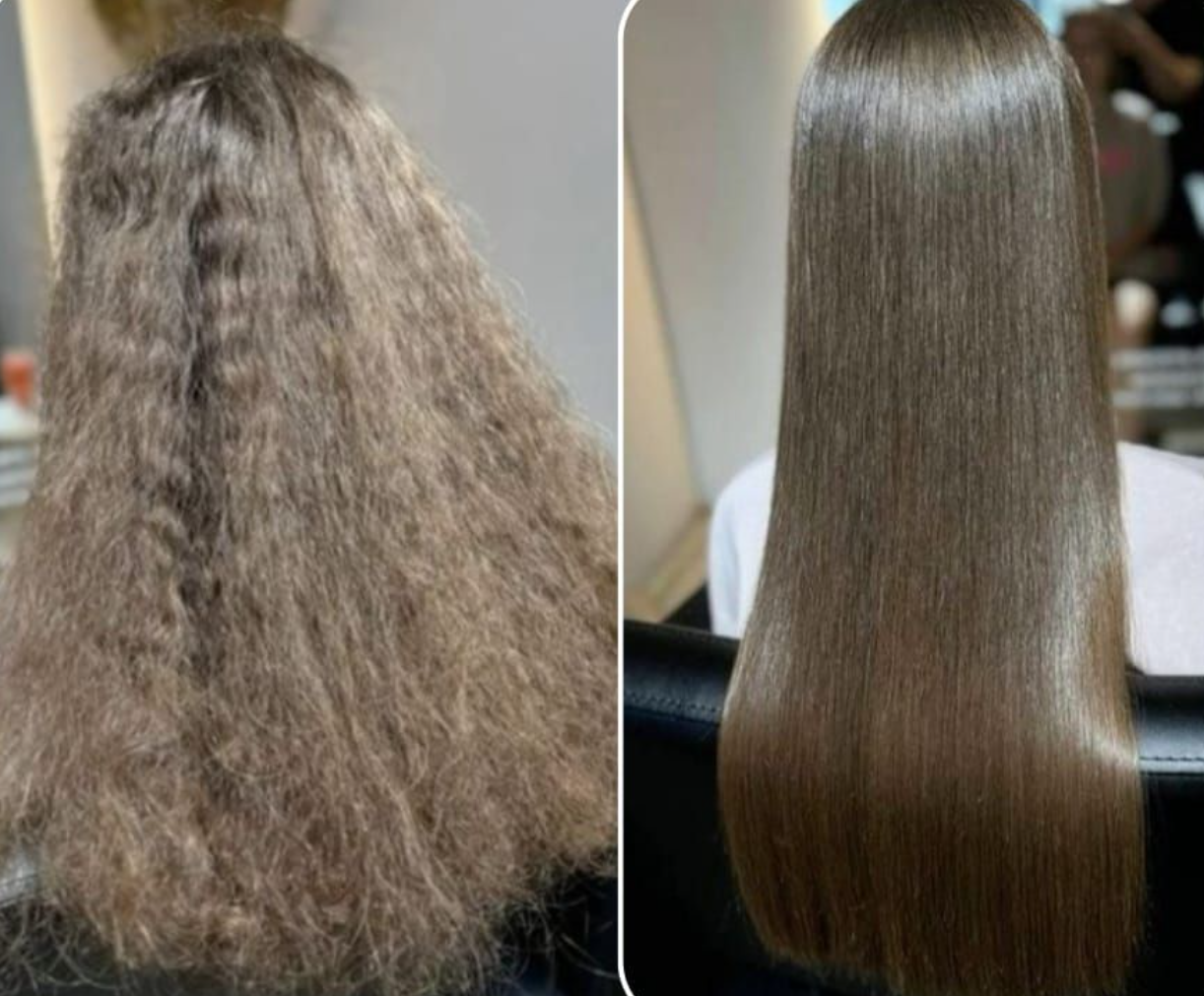 Before and after — Silk Beauty result